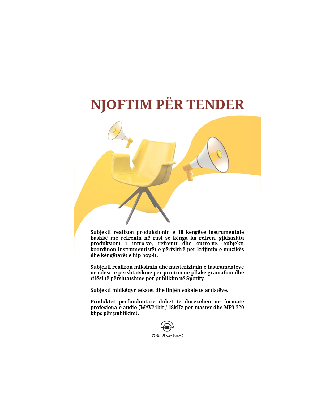 Ftese per tender